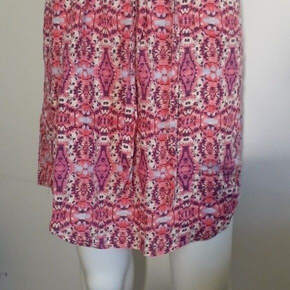 Cynthia Rowley linen mini dress 2 summer sleeveless casual xs boho sundress - Picture 4 of 11